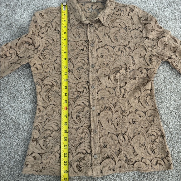 Burberry button down top long sleeve - Picture 7 of 8
